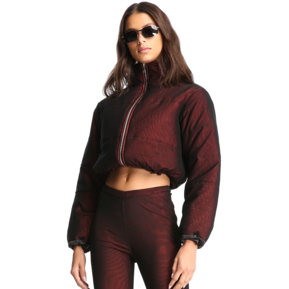 I AM GIA ROAD WARRIOR JACKET CROPPED PUFFER (NWT)